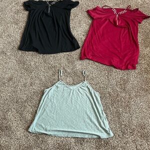 Lot of 3 Size 1XL SHEIN women’s blouses